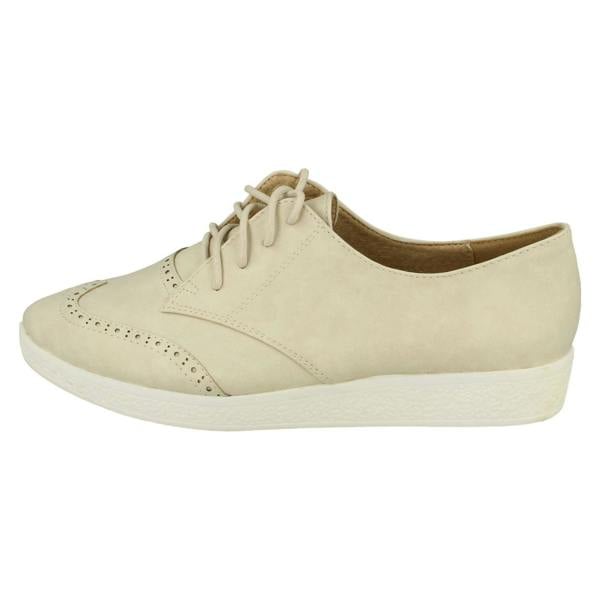 Spot On Ladies Spot On Lace Up Brogues