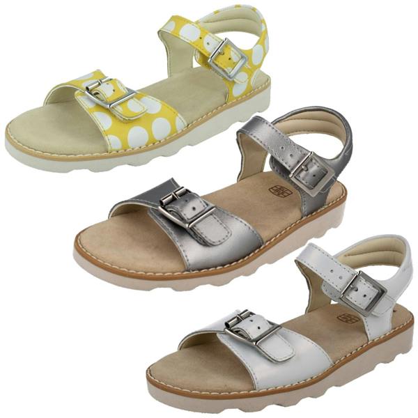 Clarks Girls Clarks Casual Summer Sandals Crown Bloom K