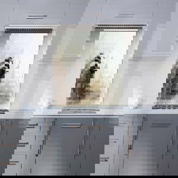Warren Reed - Designer Badger Watercolour Kitchen Splashback