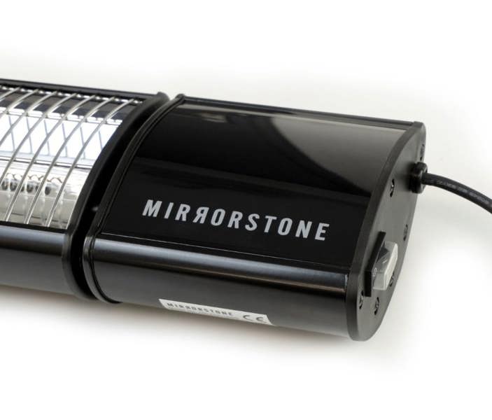 Mirrorstone Heating 1.2kW Athena Wi-Fi Remote Controllable Infrared Bar Heater with Motion Sensor