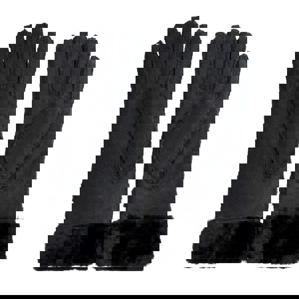 Infinity Leather Women’s Plush Cuff Suede Leather Gloves