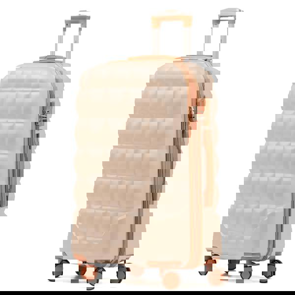 Flight Knight Medium 25" Hard Shell Bubble Design Check-in Suitcase Hold Luggage Bag