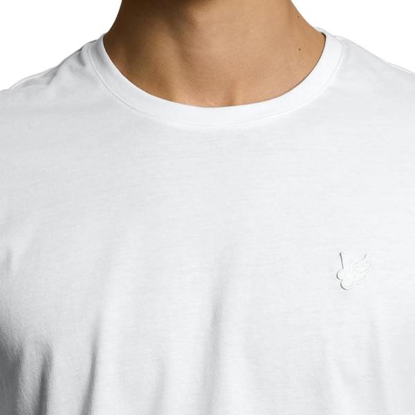 Lyle & Scott White Superfine T-Shirt XS