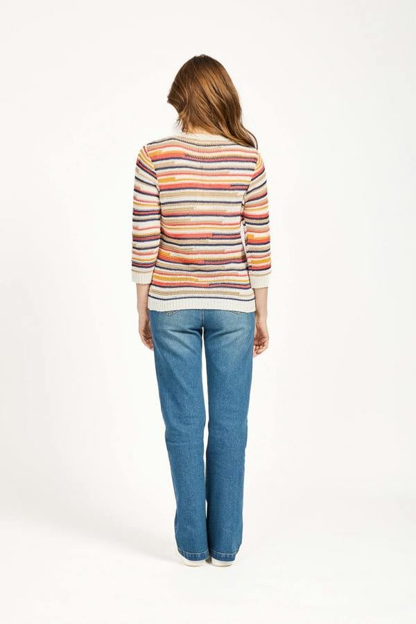 Mudflower Staggered Stripe Jumper