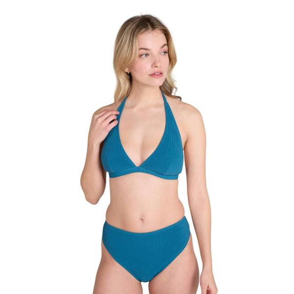 Animal Womens/Ladies Iona Halter Neck Bikini Top - Teal - 