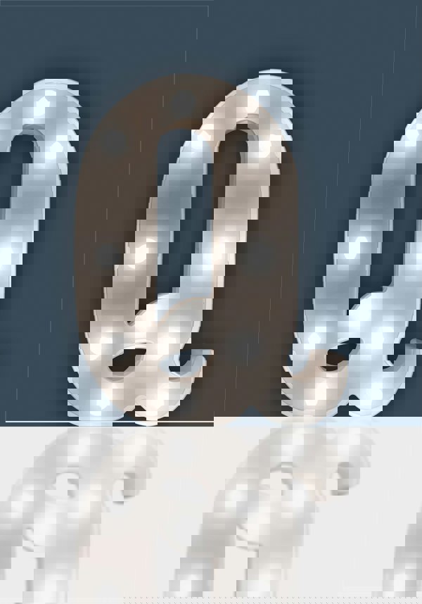 St Helens Battery Operated 3D LED Letter Q Light