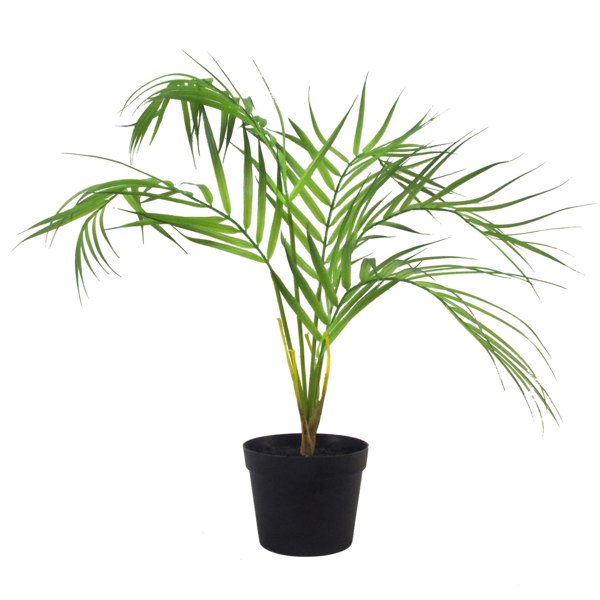 Leaf 50cm Artificial Palm Tree Plant - Compact Shape