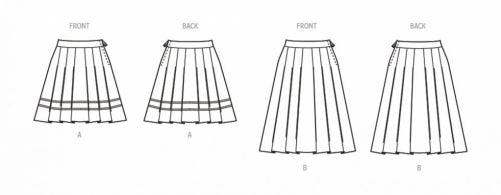New Look Sewing Pattern 6755, Skirts for Women, 6-8-10-12-14-16 - Easy