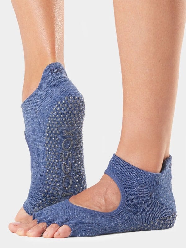 ToeSox Half Toe Bellarina Women's Yoga Grip Socks