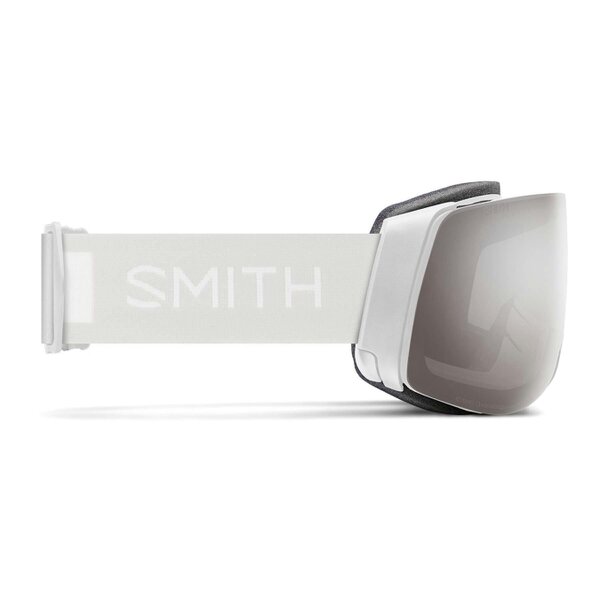 Smith Ski Goggles 4D Mag 0OZ 5T White Vapor ChromaPop Sun Platinum Mirror & CP Blue Sensor Mirror