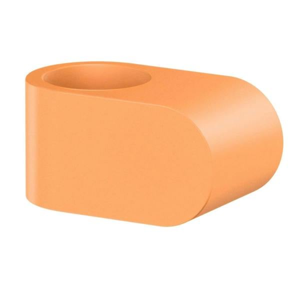 Orange door stop for handle