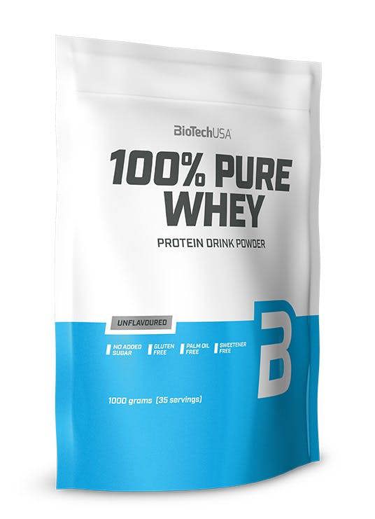 BioTechUSA 100% Pure Whey, Unflavoured - 1000g