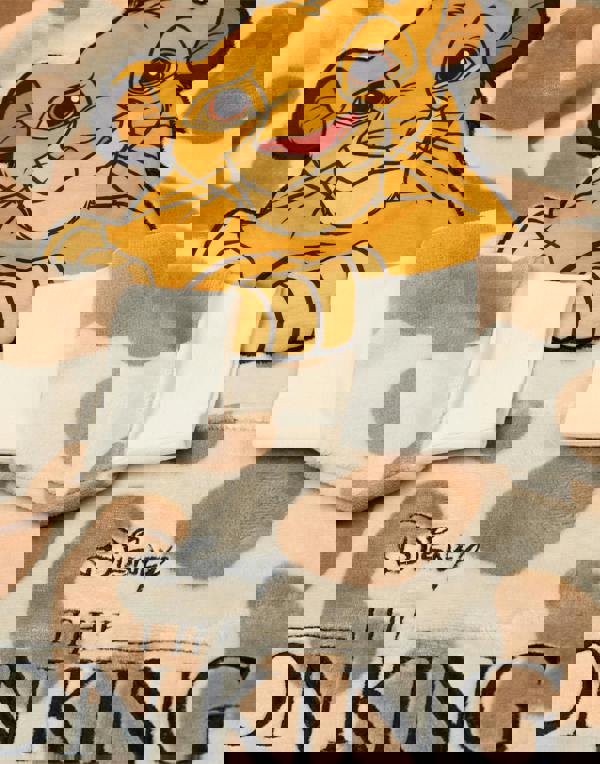 Disney Womens Beige The Lion King Blanket Hoodie (One Size)