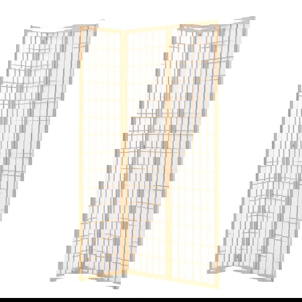 3/4 Panel Solid Wood Folding Room Divider Screen Stylish and Functional Partition Room Dividers Living and Home