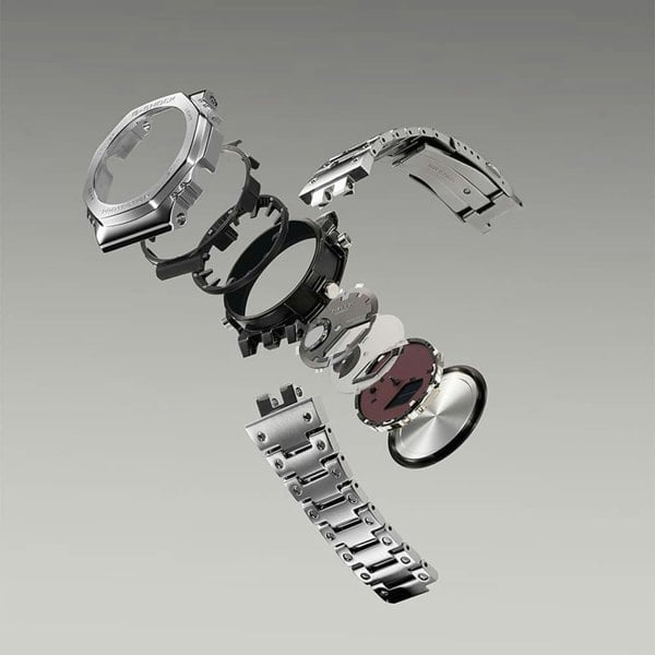 Casio G-Shock Full Metal 2100 Series SIlver Smartwatch GM-B2100D-1AER