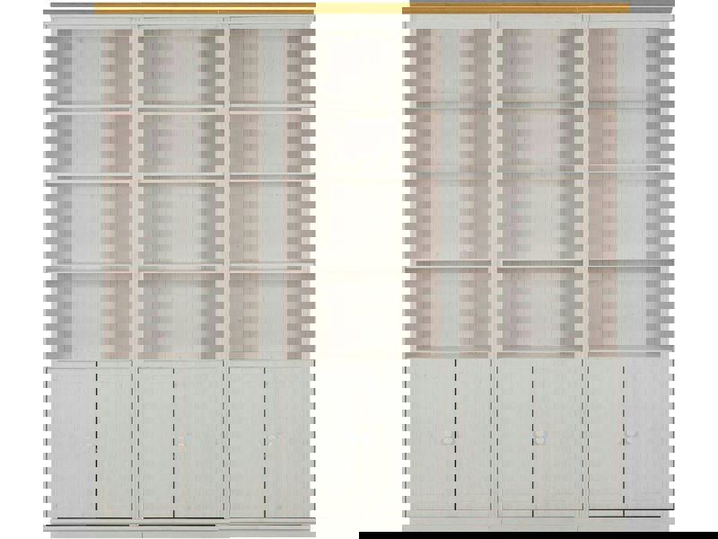 Dorel Home Anita Wall Unit B in white honey