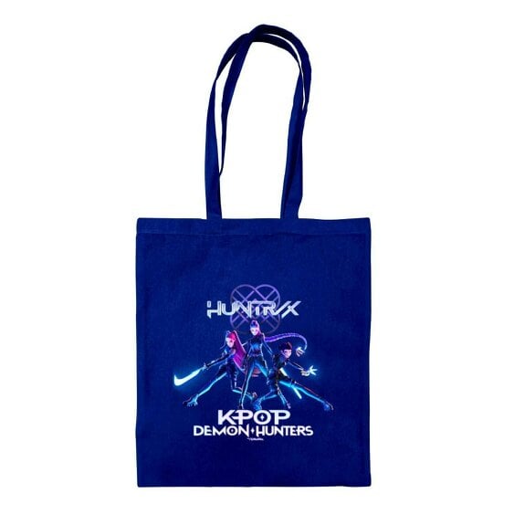 K-Pop Demon Hunters Trio Tote Bag - Navy Blue