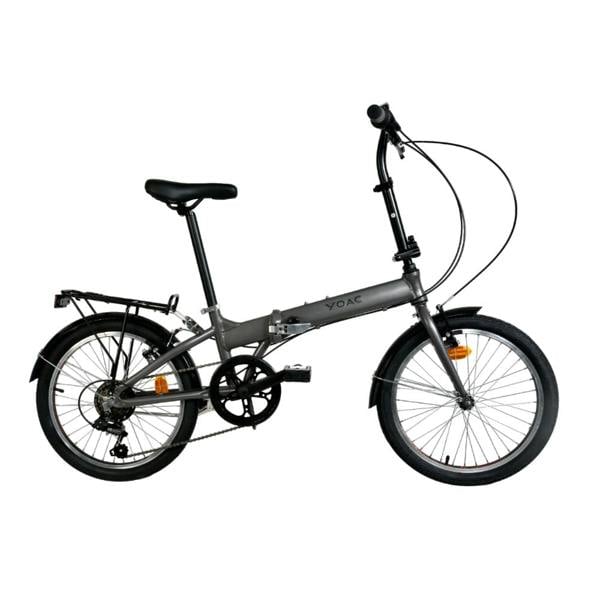 YOAC Alloy Folding Bike, 20in Wheel - Anthracite