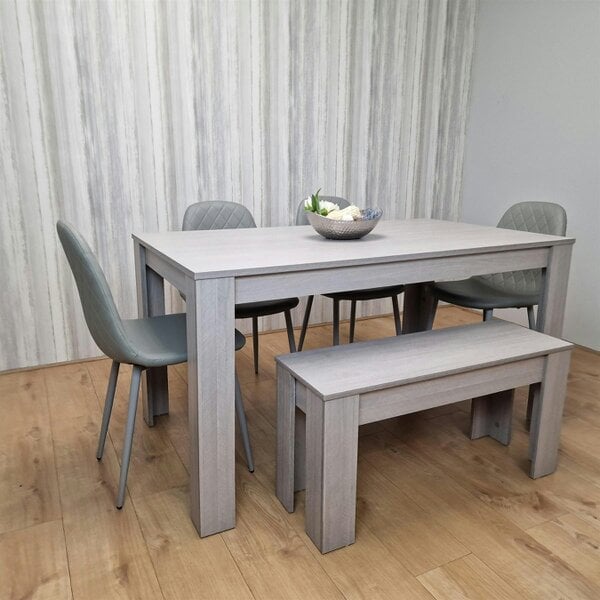 Kosy Koala Dining Table Set with 4 Chairs Dining Room, Kitchen table set of 4, and Bench