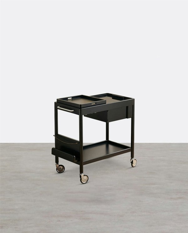 Weilai Concept Orion With Magazine Rack Side Table With Trolleys