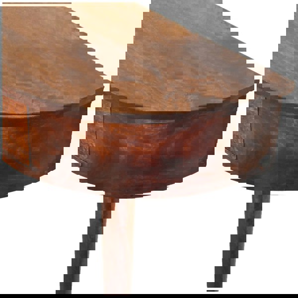 Artisan Furniture Solid Wood Backless Mounted Chestnut Console