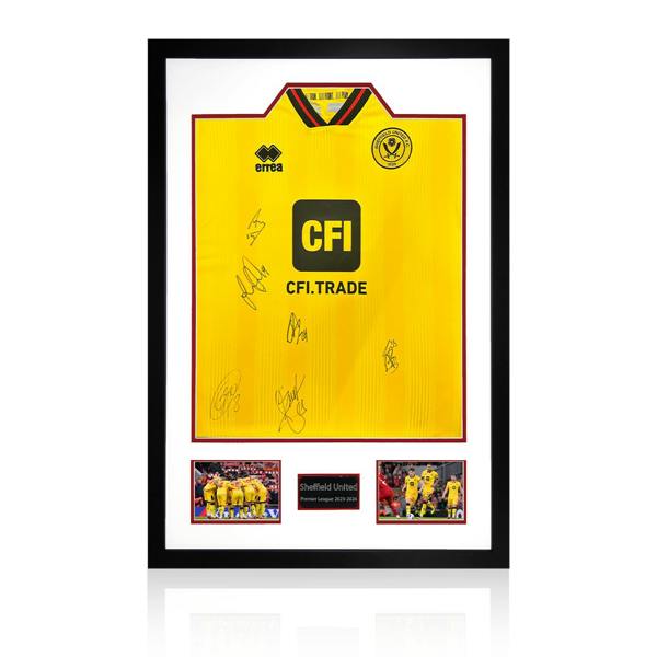 Sheffield United Squad Signed 23/24 Shirt Premium Frame