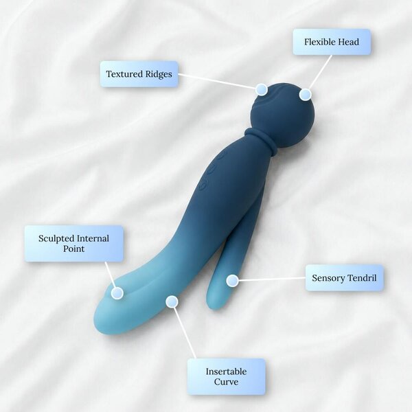 MYLO Water Luxury 3-in-1 Body Wand Massage Vibrator