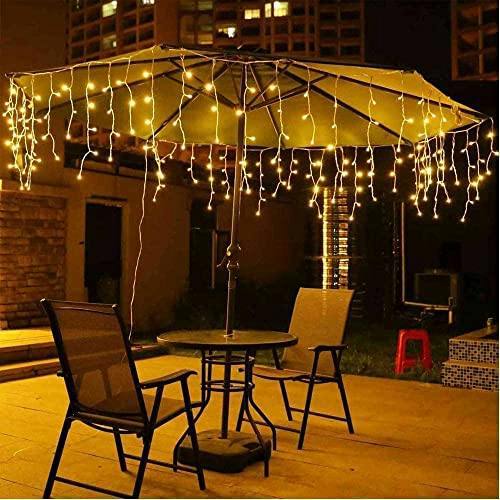 Warm White LED Icicle Christmas Lights Range with 8 Modes, Timer and Memory Function image 6