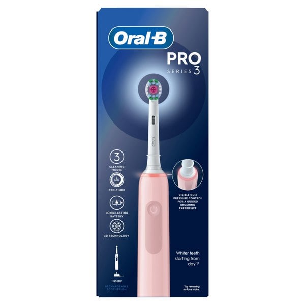 Oral-B Pro Series 3 Electric Toothbrush - Pink