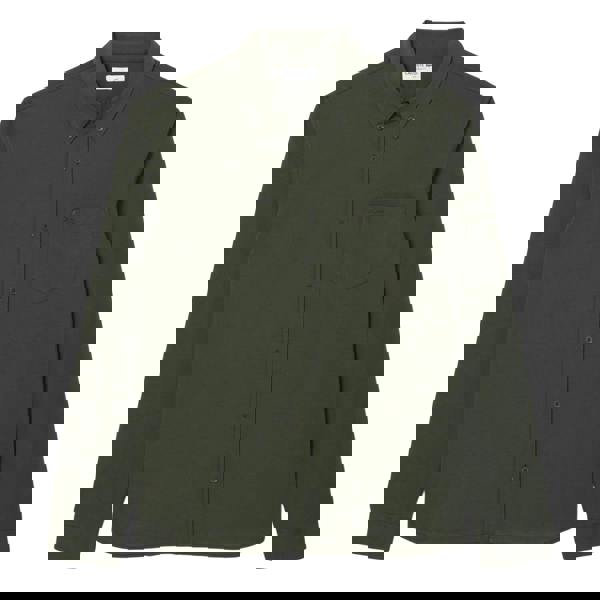 Lacoste Mens Cotton Regular Shirt - Green - 