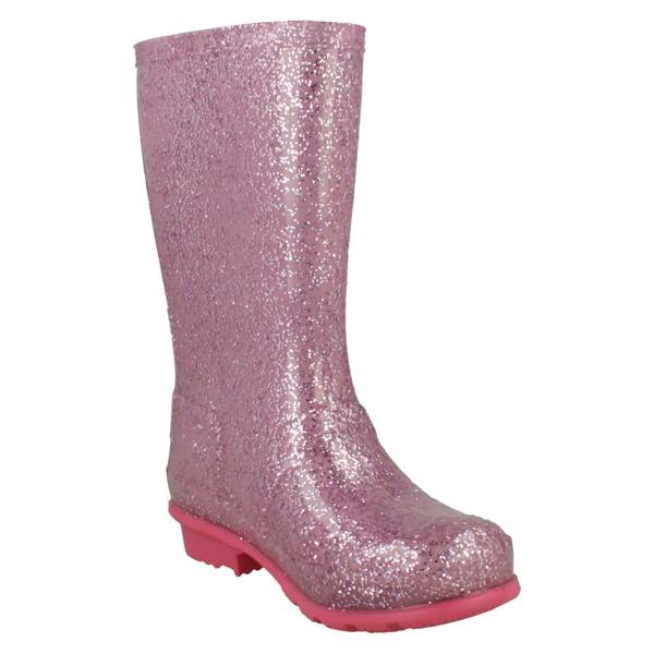 Pineapple Girls Pineapple Wellington Boots With Glitter Detailing X1275