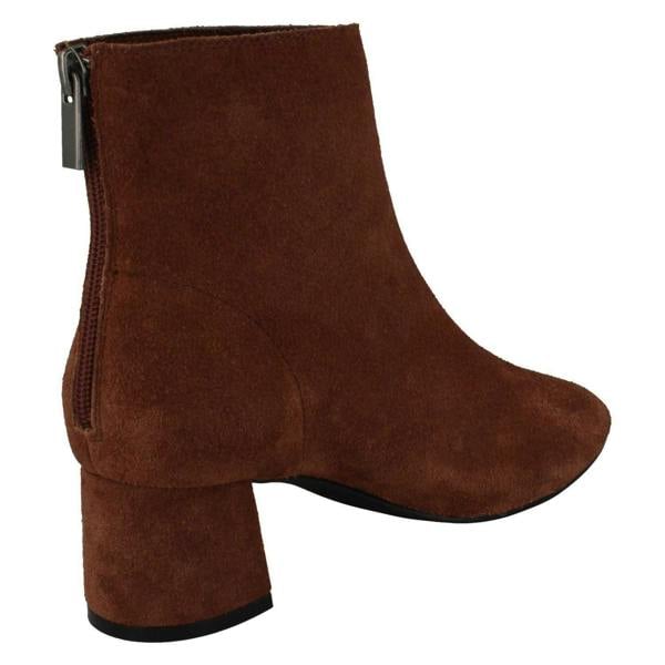 Spot On Ladies Leather Collection Suede Leather Ankle Boots F51134