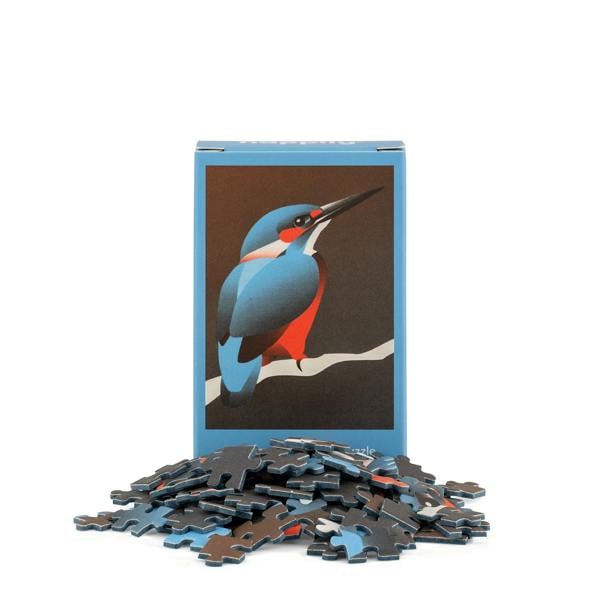 Happily Puzzles British Birds Full Set - 10 x 99 Piece Mini Jigsaw Puzzles