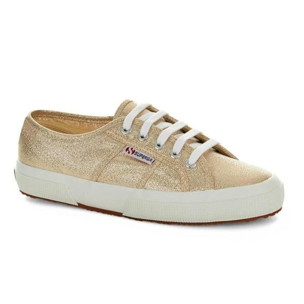 Superga Unisex Adult 2750 Lamew Metallic Trainers - Yellow Gold