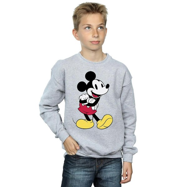 Disney Boys Classic Mickey Mouse Sweatshirt - Sports Grey