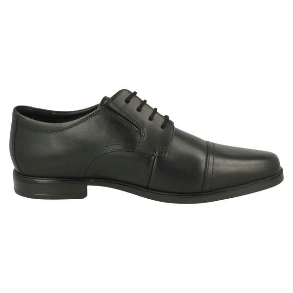Clarks Mens Clarks Toe Cap Detailed Smart Shoes Howard Cap