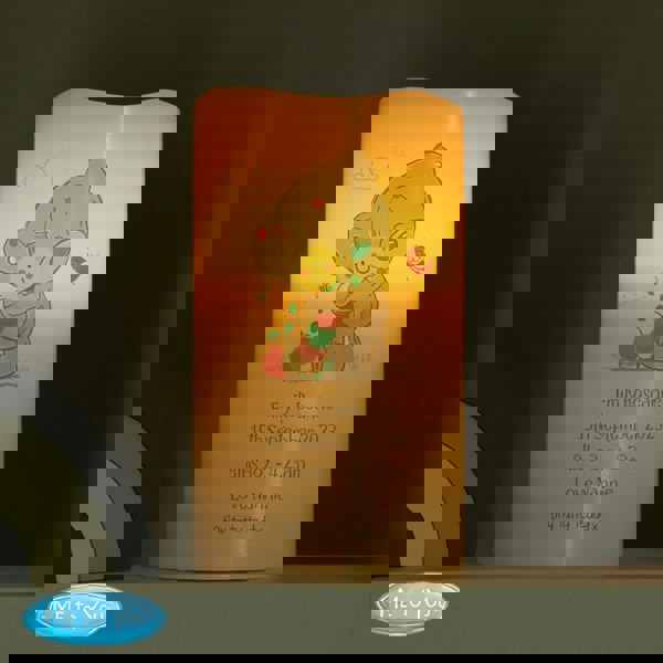 Personalised Memento Company Personalised Tiny Tatty Teddy Cuddle Bug Nightlight LED Candle