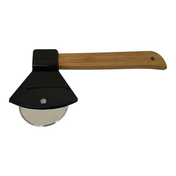 Axe Pizza Cutter – Stainless Steel Blade with Wooden Handle