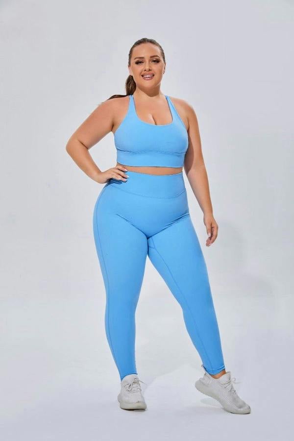 Anniou Plus Size High Waist Yoga Leggings