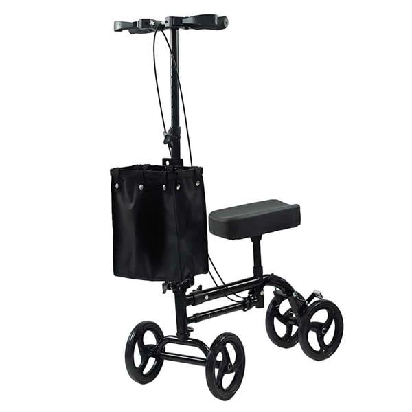 Gr8 Home Mobility Knee Walker Scooter Adjustable Height Knee Pad Steering Dual Brakes 300lb Capacity