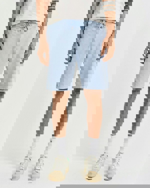 GANT Regular Fit Shield Logo Sweat Shorts - 457 Fresh Blue