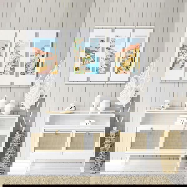 Decorative Pictures For Living Room | Set of 3 Beach Decor Wall art Prints