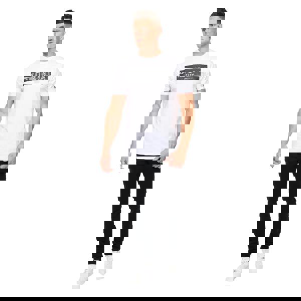 Crosshatch Mens Draker Straight Leg Jeans - Black - 