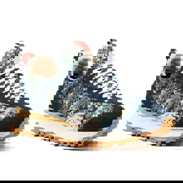 Flower Mountain New Asuka Blue Trainers