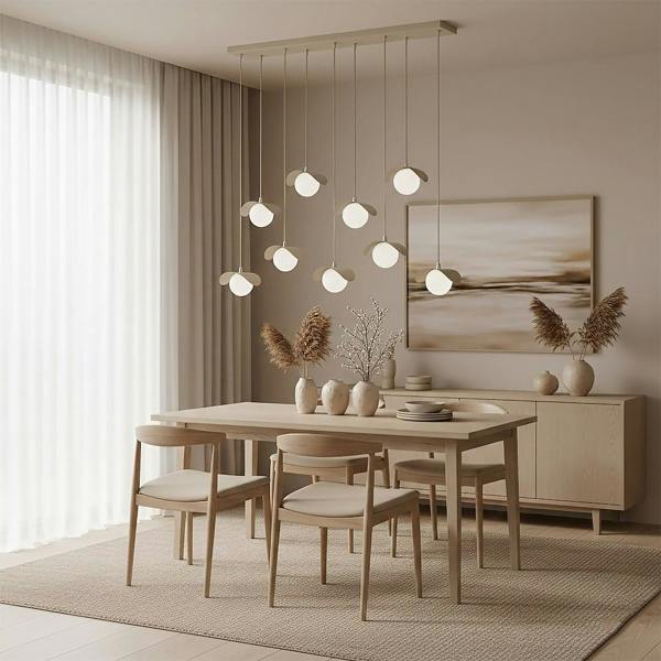 Emibig RITUAL Pendant Lamp 9 x G9 Beige
