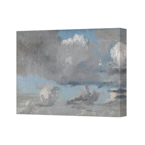 Benjamin Tate Design Cloudy Sky Canvas Print Wall Art Landscape With Clouds