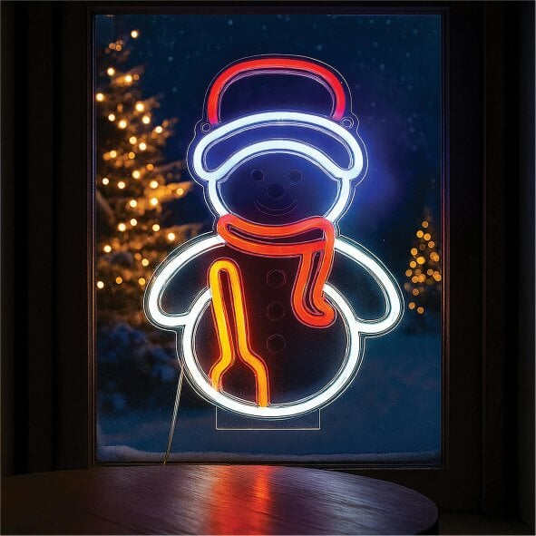 Scotts of Stow Xmas Haus LED Neon Festive Lights