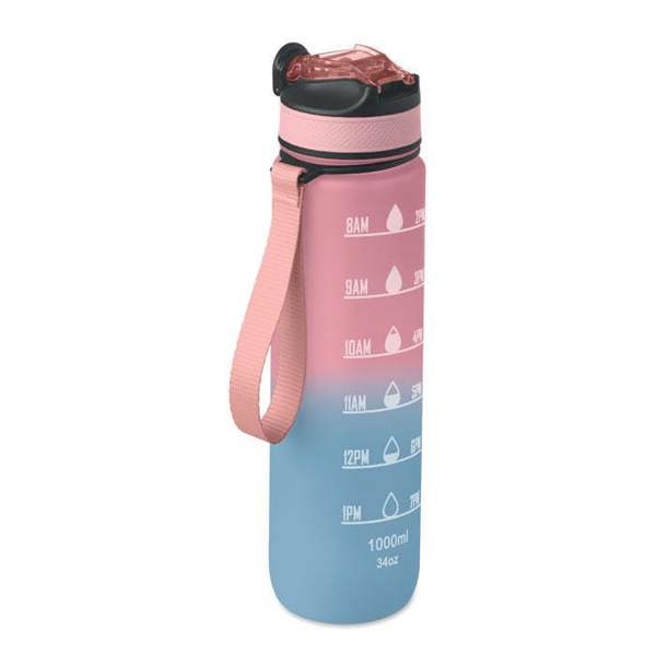 MidOcean Activate RPET Sports 1L Water Bottle - Baby Pink - 