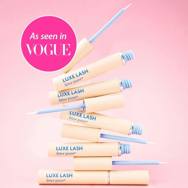 ame pure luxe lash serum, lash serum, lash enhancer, lash growth, lash extension, longer lashes, long lashes, luxelash