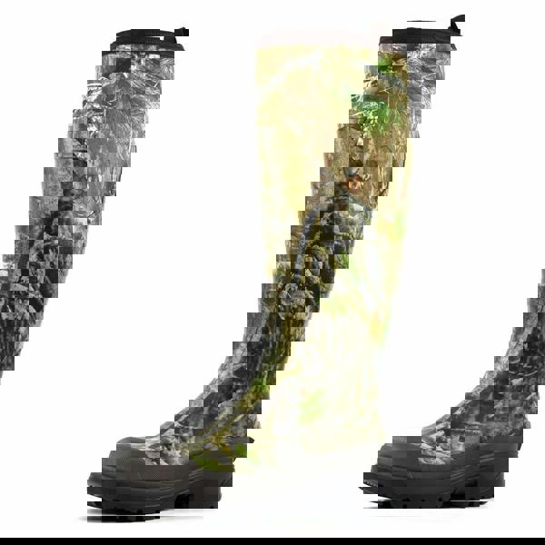 Grisport GriSport Swamp Mens Camo Neoprene Fishing Hunting Farm Wellies Boots, full-length camouflage design outdoor footwear for hunting and farming